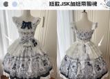 Rabbit Hole 331 Blue White Lolita Overdress Accessories