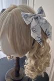 Rabbit Hole 331 Blue White Lolita Overdress Accessories