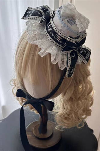 Rabbit Hole 331 Blue White Lolita Overdress Accessories