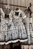 Rabbit Hole 331 Blue White OP JSK Lolita Dress