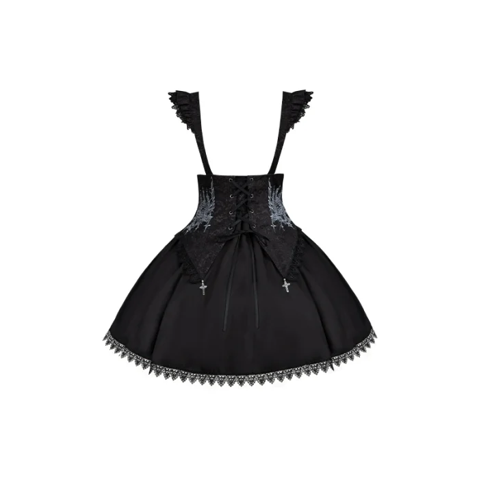 Withpuji Gothic Spring Salopette, Shirt, and Bib