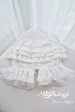 Plump Jellyfish Retro White Lolita Overdress Bloomer