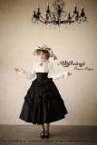 Plump Jellyfish Retro White Lolita Overdress Bloomer