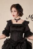 Plump Jellyfish Black Lolita Blouse Fishtail Skirt