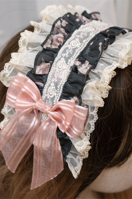 Rose Print Classic Lolita Accessories