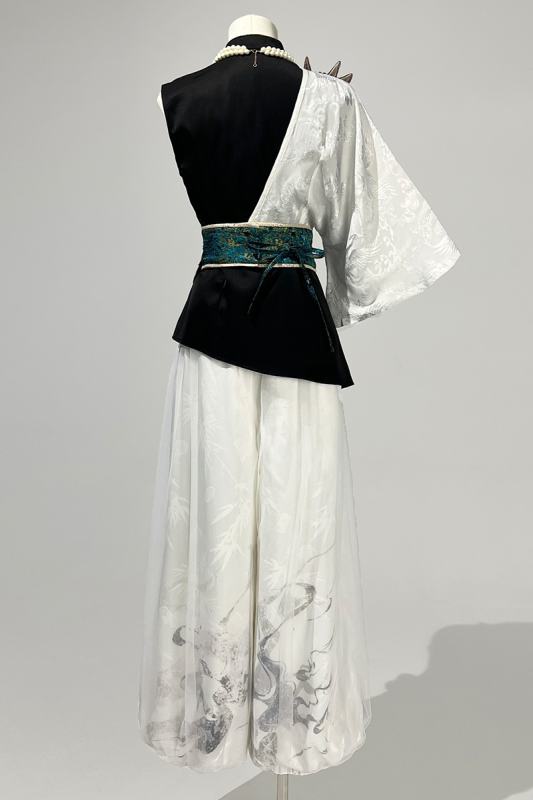 Nuo Opera One Piece Sleeve Hanfu Style Set Ouji Fashion