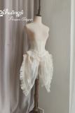 Plump Jellyfish Retro White Lolita Overdress Bloomer