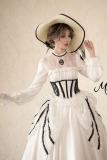Plump Jellyfish Black Lolita Blouse Fishtail Skirt
