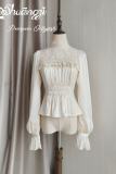 Plump Jellyfish Black Lolita Blouse Fishtail Skirt