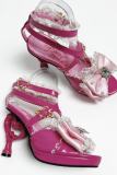 Heisei Yuki Fish Mouth High Heel Sandals Lolita Shoes