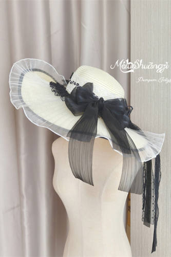 Plump Jellyfish Retro White Black Lolita Accessories