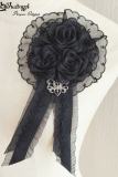 Plump Jellyfish Retro White Black Lolita Accessories