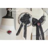 Plump Jellyfish Retro White Black Lolita Accessories