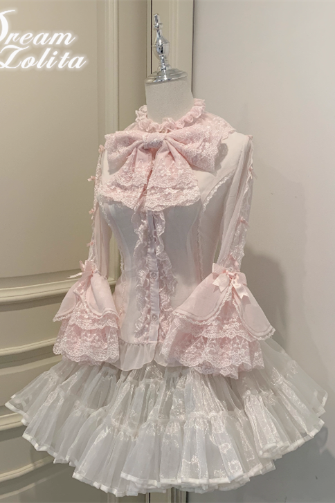 Dreamland Summer Pink Half Sleeve Lolita Blouse