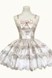 Dark Star Island Cherry Coat of Arms Dark Print Lolita OP JSK