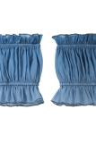 Brilliant Starlight Blue Train Dress Set Formal Dress
