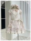 Dark Star Island Cherry Coat of Arms Dark Print Lolita OP JSK