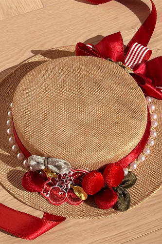 Dark Star Island Cherry Coat of Arm Red Lolita Accessories
