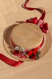 Dark Star Island Cherry Coat of Arm Red Lolita Accessories