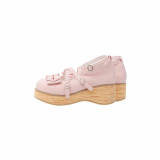 MODO Wood Grain High Platform Lolita Heels Shoes