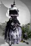 Angel Garden Purple Print Skirt Set Lolita Dress
