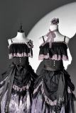 Angel Garden Purple Print Skirt Set Lolita Dress