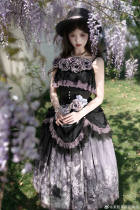 Angel Garden Purple Print Skirt Set Lolita Dress