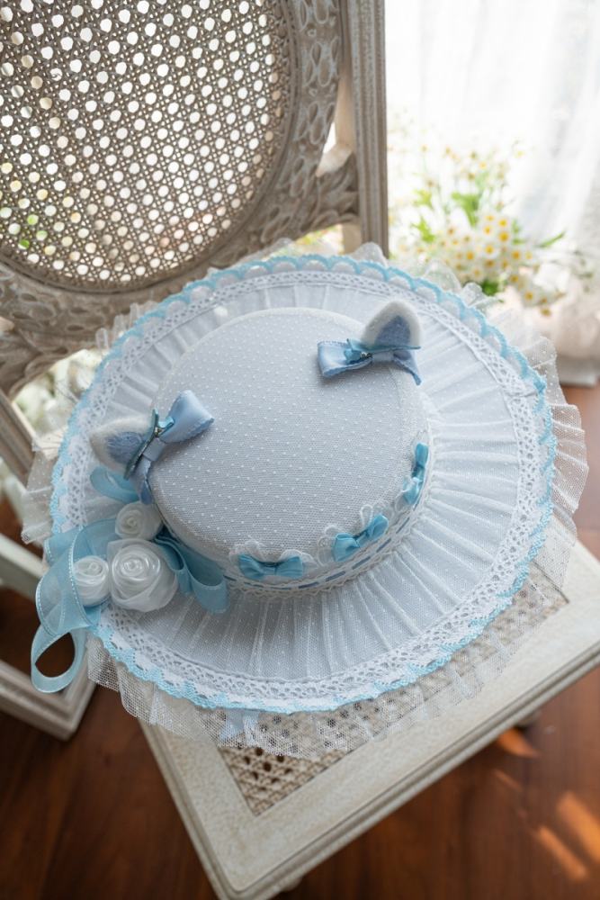 The Dream of Blue Porcelain White Lolita Accessories