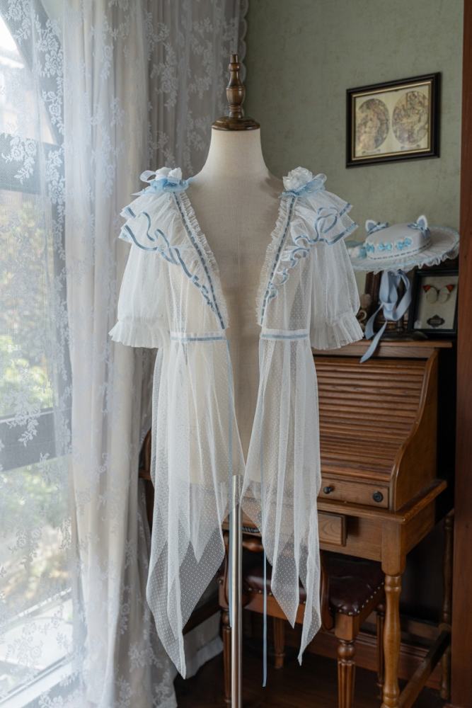 The Dream of Blue Porcelain White Lolita Accessories