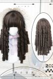 Dalao Home Golden Thread Roman Curls Long Lolita Wig