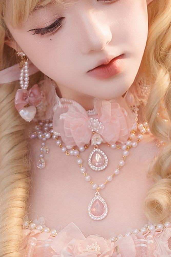 Cat Fairy Tea Party Pink Lolita Accessories