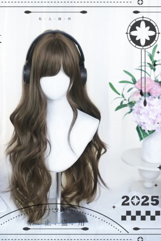 Dalao Home The Shadow Black Long Curls Lolita Wig