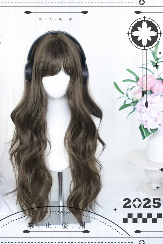 Dalao Home The Shadow Black Long Curls Lolita Wig