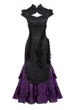 Withpuji The Whirling Qi Lolita Dress Black Lolita JSK Set