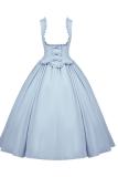 Withpuji The Silence Black Lolita Bow Corset Jumper
