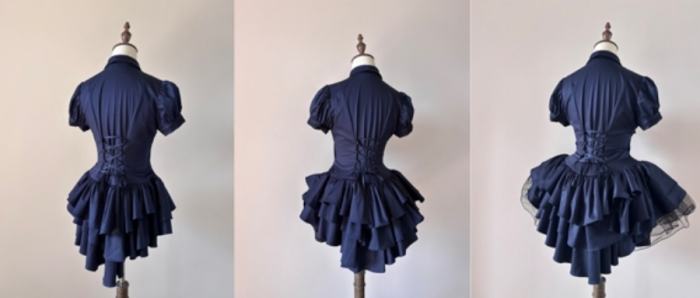 Midnight Prayer White Fluffy Train Lolita Blouse