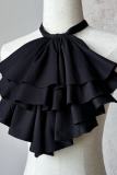Twilight Prayer Dark Red Super Long Fluffy Sleeves Lolita Blouse