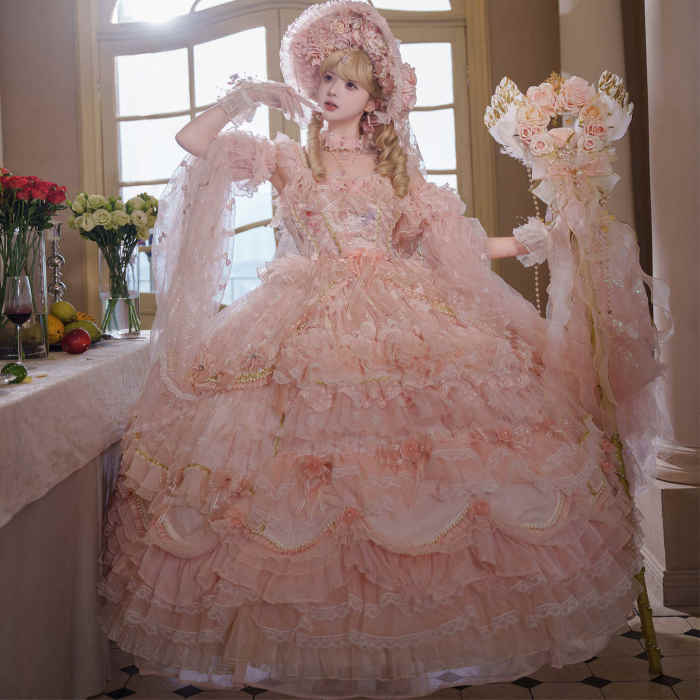 Tea Party Pink Princess JSK Hime Lolita Dress