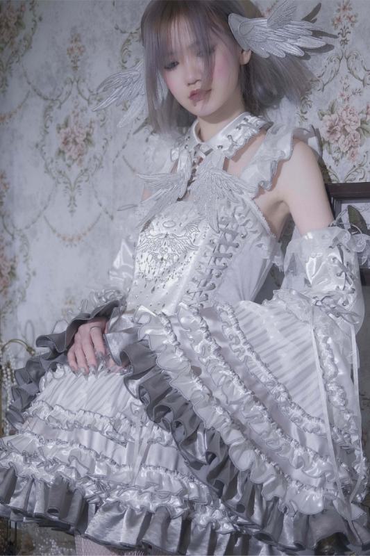 Metallic Angel Silver Jumper Lolita Accessories