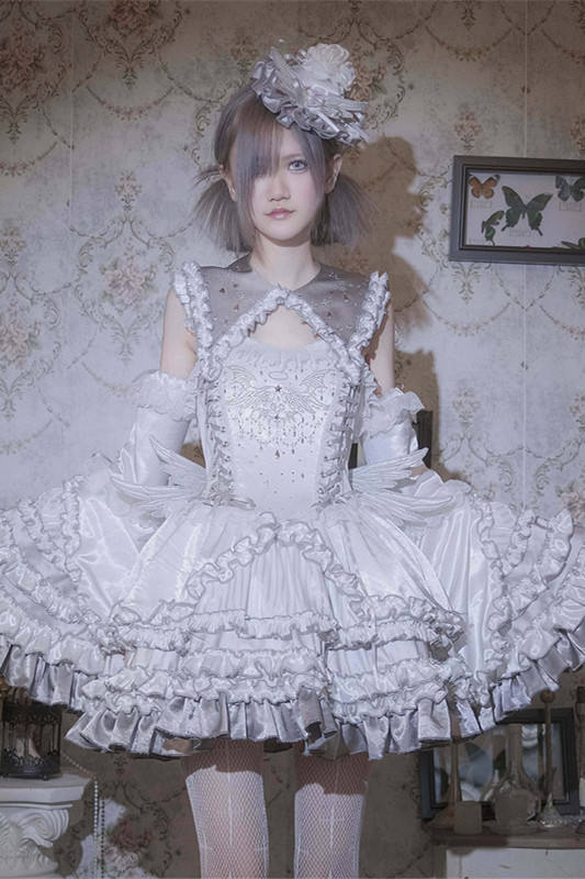 Metallic Angel Silver Jumper Lolita Accessories