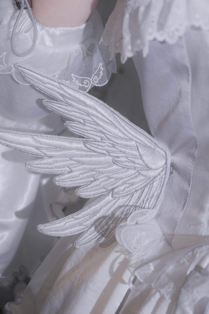 Metallic Angel Silver Jumper Lolita Accessories