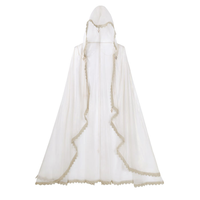 Judgment Angel Greek White OP Cloak Lolita Set