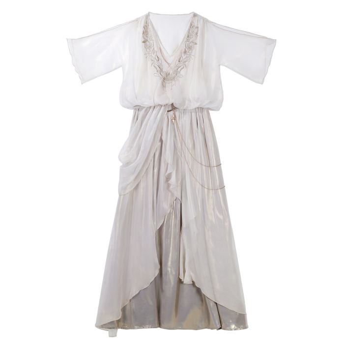 Judgment Angel Greek White OP Cloak Lolita Set