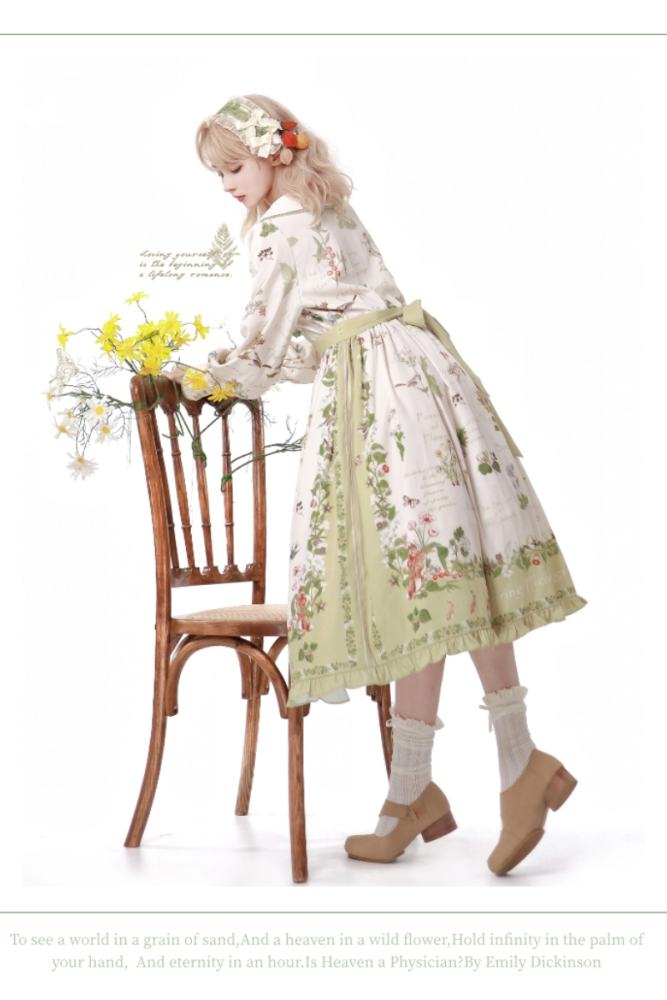 Secret Garden French Spring Beige Lolita OP