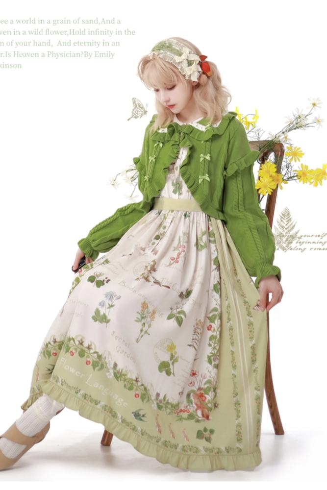 Secret Garden French Spring Beige Lolita OP