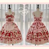 Puppy Strawberry Roll Sweet Pink Jumper Lolita Accessories
