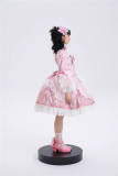 Romantic Rose Puff Sleeves Pink OP Lolita Set