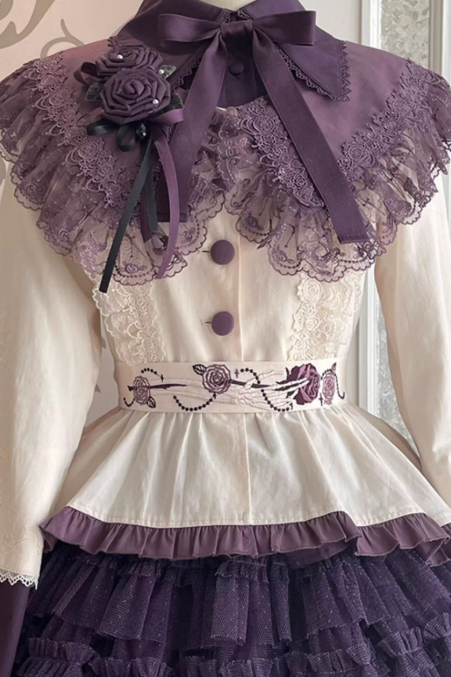 Puella Magi Madoka Magica Handmade Bonnet and Gloves Waist Belt