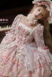 Romantic Rose Puff Sleeves Pink OP Lolita Set