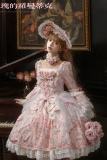 Romantic Rose Pink Lolita Headdress Accessories